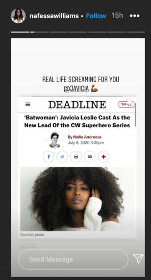 Nafessa Williams Javicia Leslie Casting Batwoman