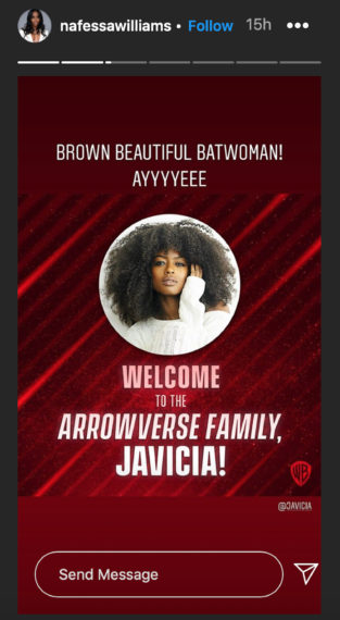 Nafessa Williams Reacts Javicia Leslie Casting Batwoman
