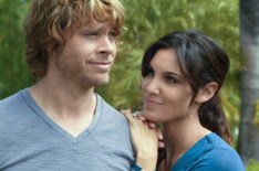 Eric Christian Olsen (LAPD Liaison Marty Deeks) and Daniela Ruah (Special Agent Kensi Blye) - NCIS Los Angeles - 'Neighborhood Watch' - Season 3, Episode 22