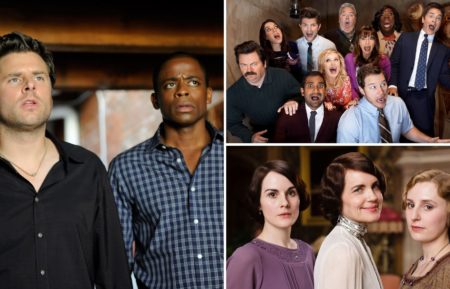 Psych: Parks and Rec; Downton Abbey