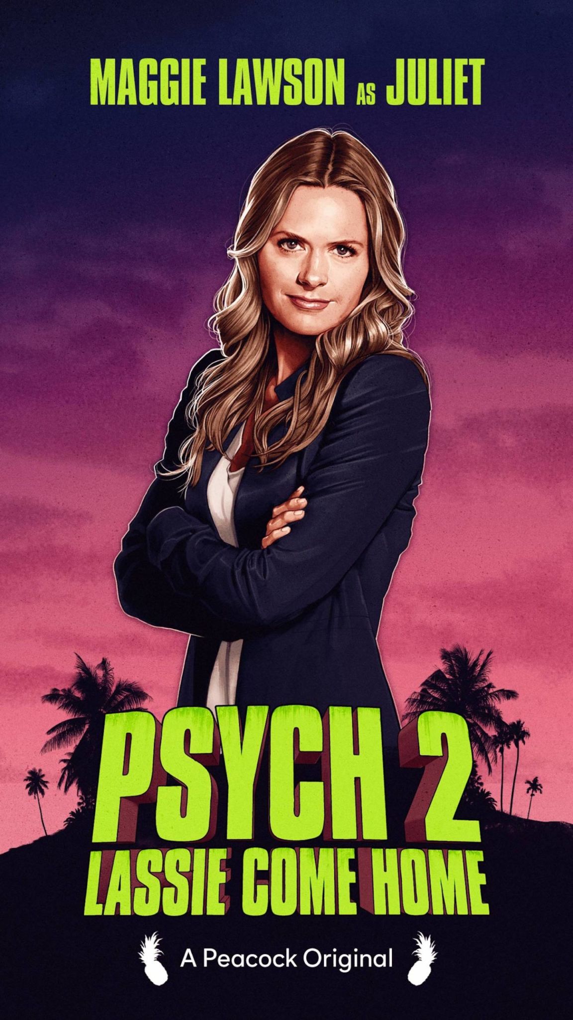 Psych 2 Character Illustration Maggie Lawson Juliet