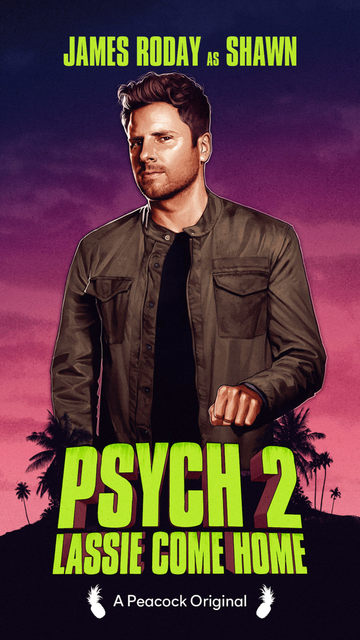 Psych 2 Character Illustration James Roday Shawn
