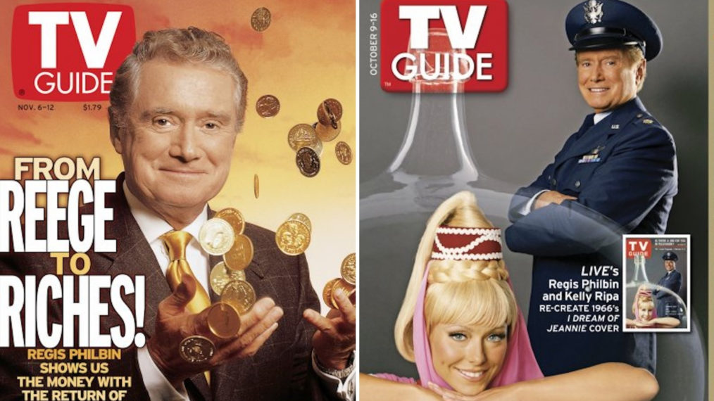 Regis Philbin TV Guide Magazine Covers