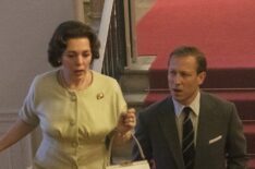The Crown - Olivia Colman and Tobias Menzies