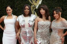The Real cast — Tamera Mowry-Housley, Loni Love, Jeannie Mai, and Garcelle Beauvais — attend the 45th Annual Daytime Emmy Awards