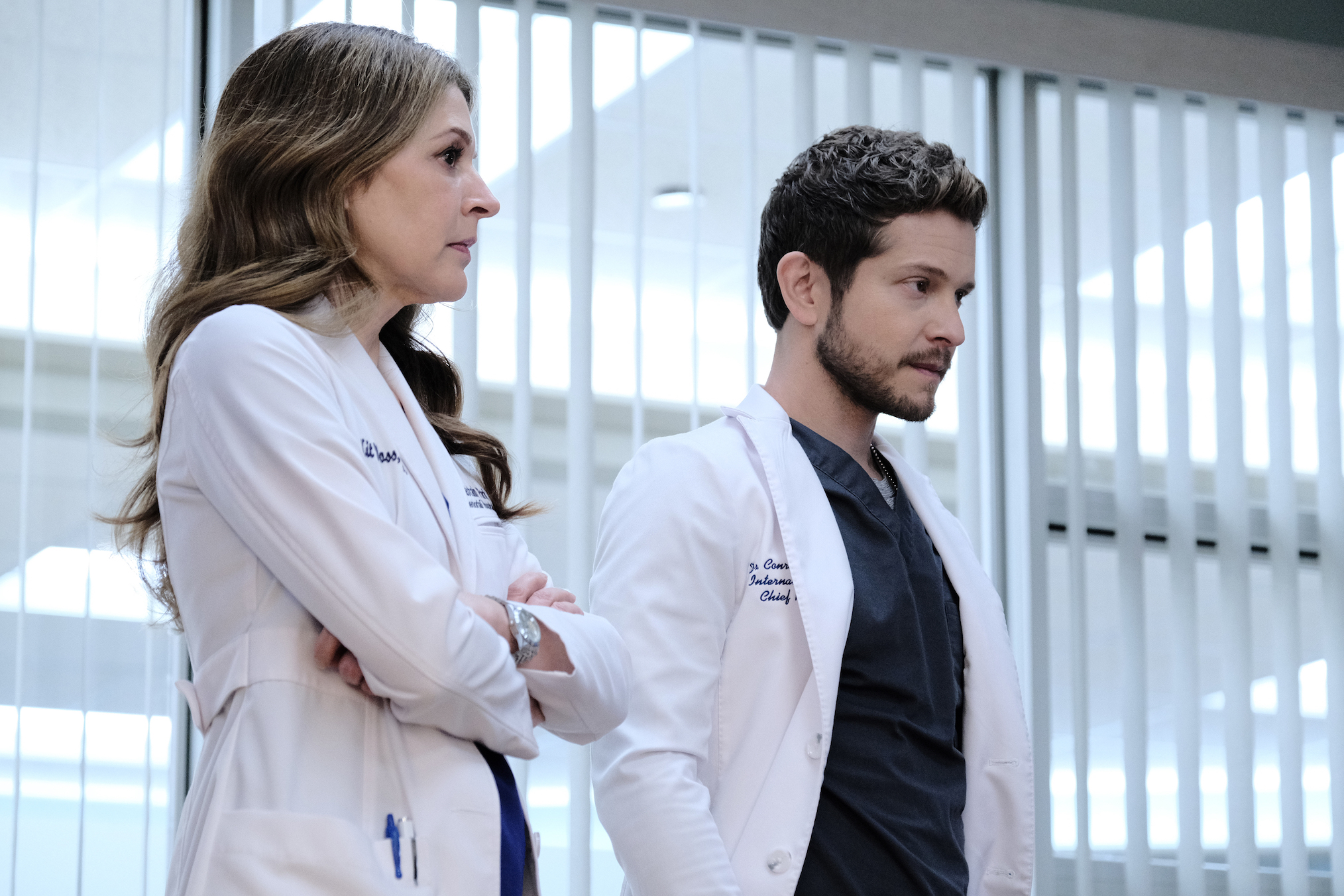 Jane Leeves Matt Czuchry The Resident Season 3