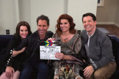 Will Grace - Megan Mullally as Karen Walker, Eric McCormack as Will Truman, Debra Messing as Grace Adler, Sean Hayes as Jack McFarland