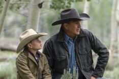 Brecken Merrill and Kevin Costner as Tate and John Dutton in Yellowstone - Season 3 Episode 3