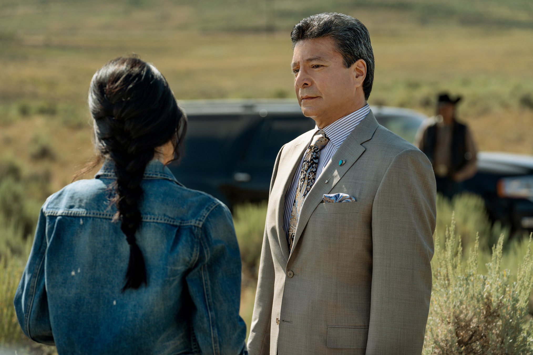 Kelsey Asbille Gil Birmingham Yellowstone Season 3 Episode 6 Monica Long Thomas Rainwater