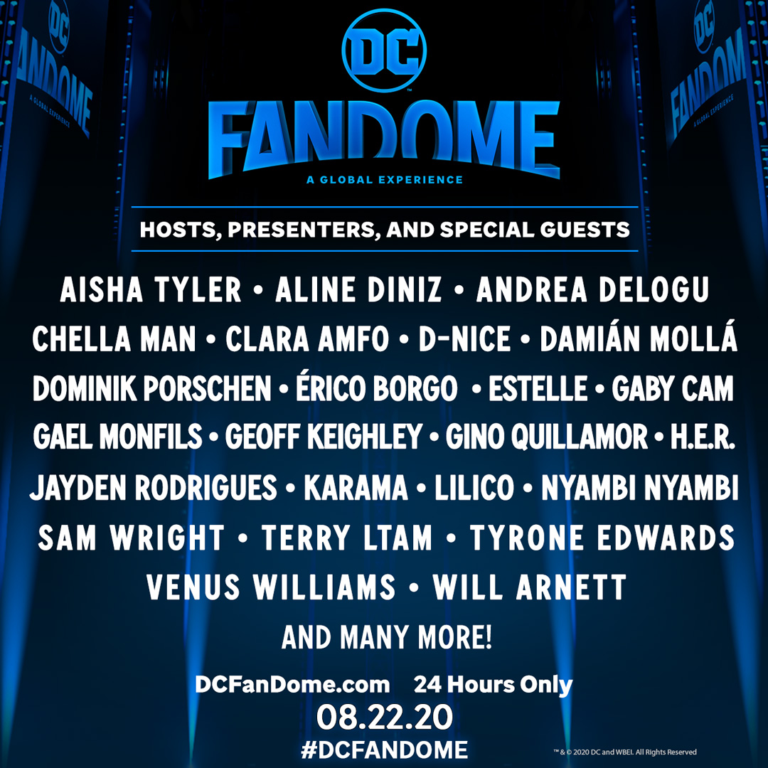 DC FanDome lineup
