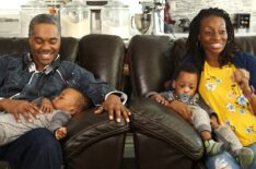 Deon and Karen Derrico with Dior and Diez.