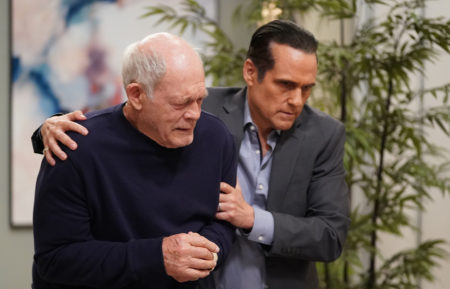 Max Gail and Maurice Benard in General Hospital