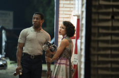 'Lovecraft Country': Jonathan Majors on the Heat Between Atticus & Leti (VIDEO)