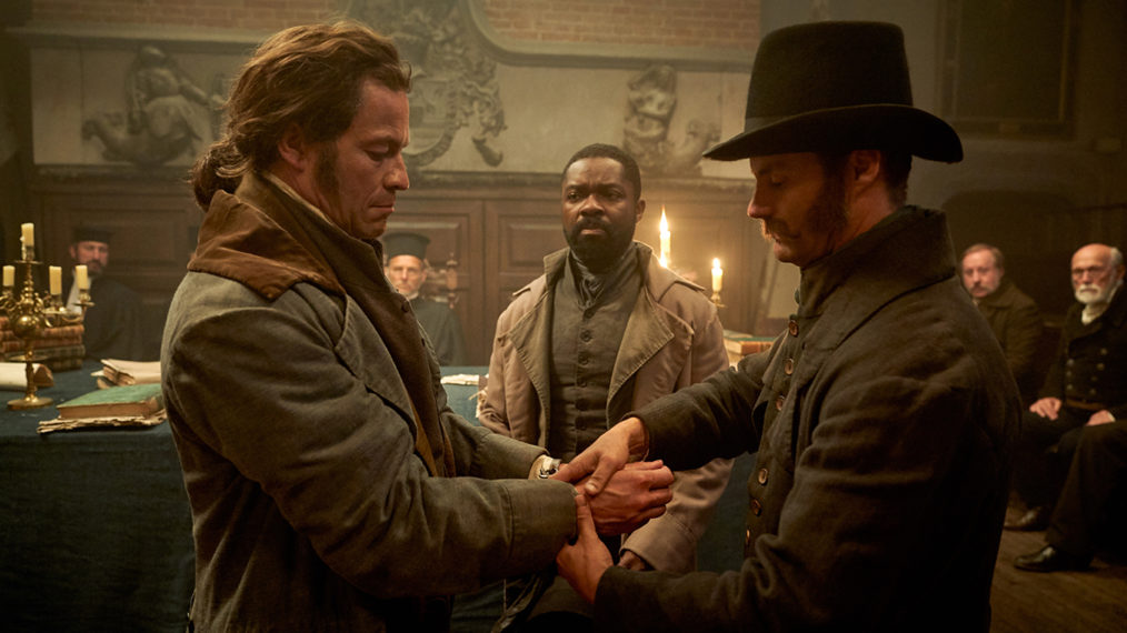 Les Miserables - Dominic West and David Oyelowo