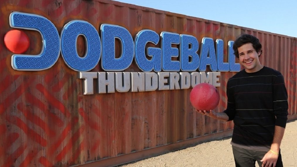 Dodgeball Thunderdome host David Dobrik