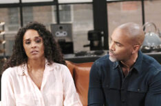 Briana Nicole Henry and Donnell Turner in General Hospital