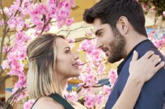 Arielle Kebbel and Nick Bateman in Hallmark's Now a Brush With Love