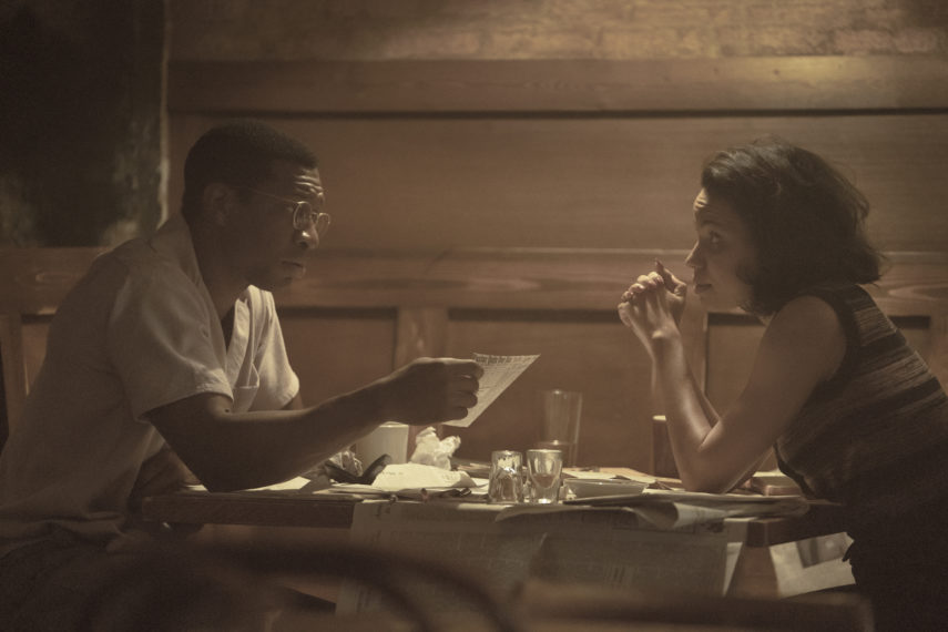 Jurnee Smollett and Jonathan Majors in Lovecraft Country Episode 3