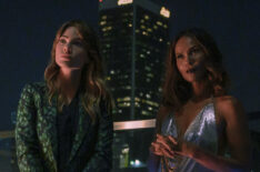 Lauren German as Chloe and Lesley-Ann Brandt as Maze in Lucifer - Season 5, Episode 1