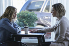 Maria Bello as NCIS Special Agent Jacqueline 'Jack' Sloane and Kate Hamilton as Faith Tolliver in NCIS - 'Schooled'