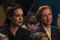 Sarah Paulson as Mildred Ratched and Cynthia Nixon as Gwendolyn Briggs in Ratched
