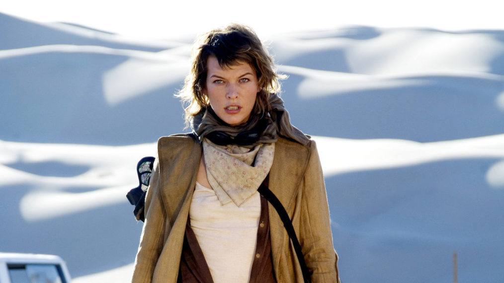 Milla Jovovich in Residen Evil, 2007