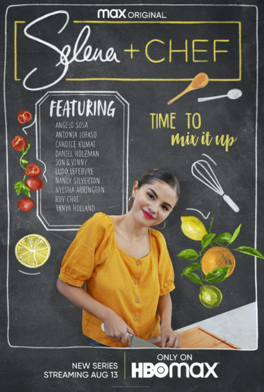 Selena Gomez Selena + Chef Key Art HBO Max