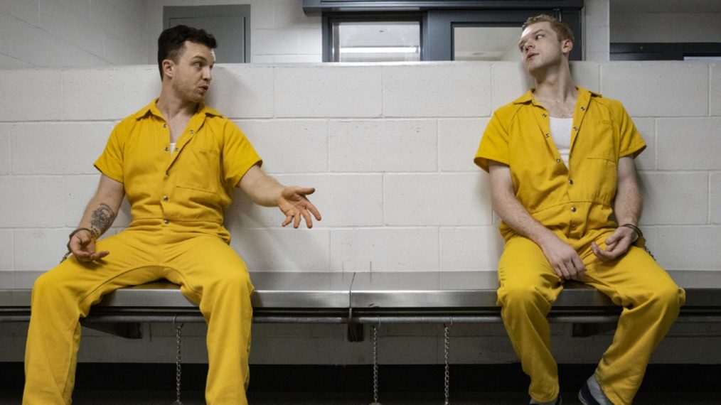 Noel Fisher as Mickey Milkovich and Cameron Monaghan as Ian Gallagher in Shameless - 