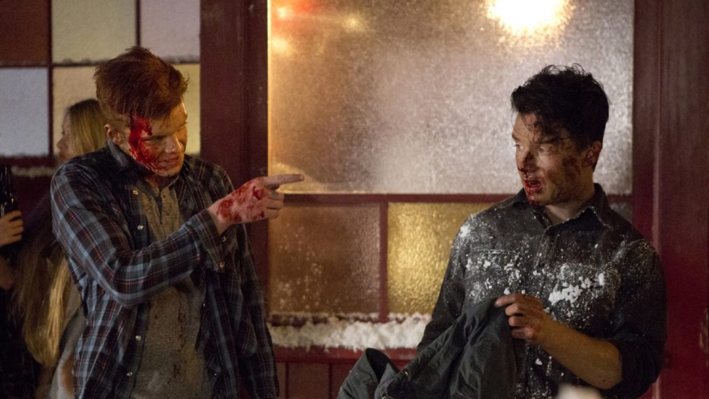 Cameron Monaghan as Ian Gallagher and Noel Fisher as Mickey Milkovich in Shameless - Season 4, Episode 11 - 