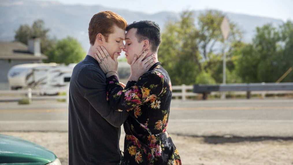 Cameron Monaghan as Ian Gallagher and Noel Fisher as Mickey in Shameless