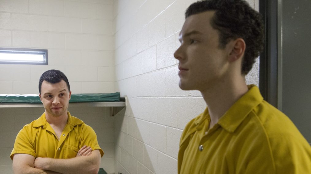Noel Fisher as Mickey and Cameron Monaghan as Ian Gallagher in Shameless