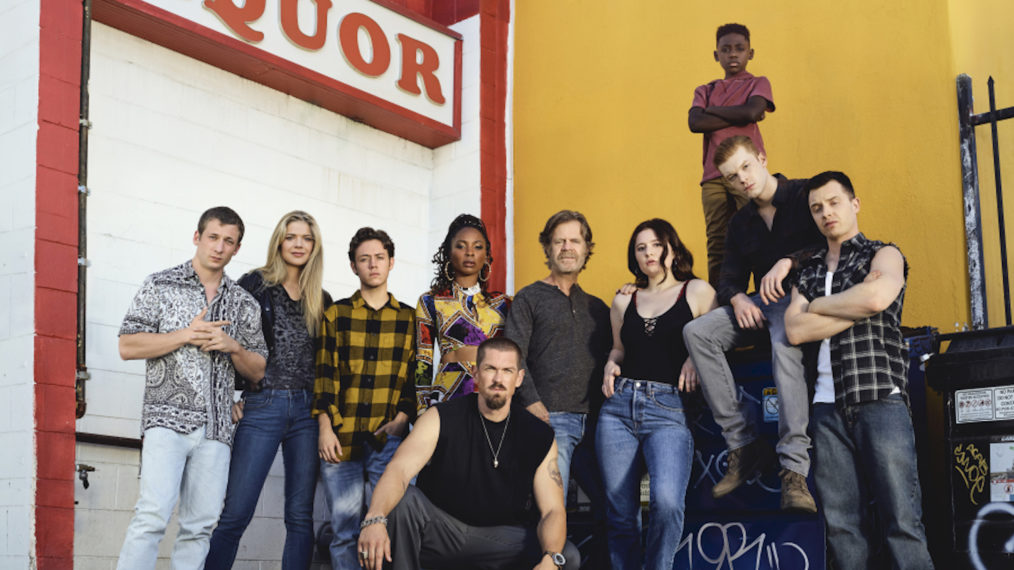 Shameless - Jeremy Allen White as Lip Gallagher, Kate Miner as Tami Tamietti, Ethan Cutkosky as Carl Gallagher, Steve Howey as Kevin Ball, Shanola Hampton as Veronica Fisher, William H. Macy as Frank Gallagher, Emma Kenney as Debbie Gallagher, Christian Isaiah as Liam Gallagher, Cameron Monaghan as Ian Gallagher, and Noel Fisher as Mickey Milkovich