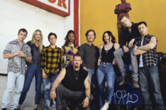 Shameless - Jeremy Allen White as Lip Gallagher, Kate Miner as Tami Tamietti, Ethan Cutkosky as Carl Gallagher, Steve Howey as Kevin Ball, Shanola Hampton as Veronica Fisher, William H. Macy as Frank Gallagher, Emma Kenney as Debbie Gallagher, Christian Isaiah as Liam Gallagher, Cameron Monaghan as Ian Gallagher, and Noel Fisher as Mickey Milkovich