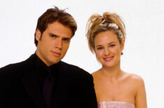 Joshua Morrow and Sharon Case in The Young and the Restless