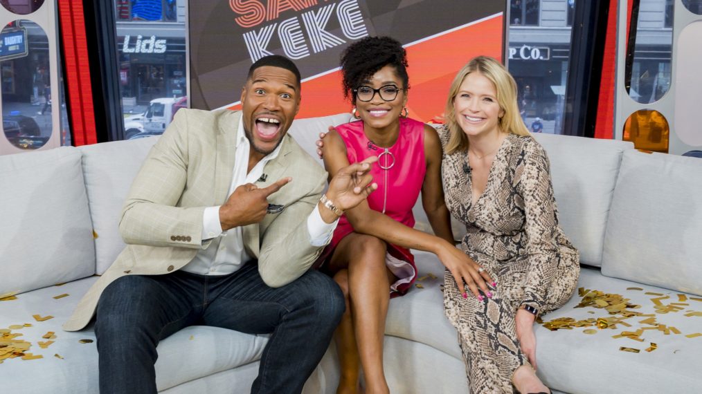 Michael Strahan, Keke Palmer, Sara Haines