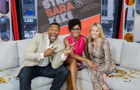 Michael Strahan, Keke Palmer, Sara Haines