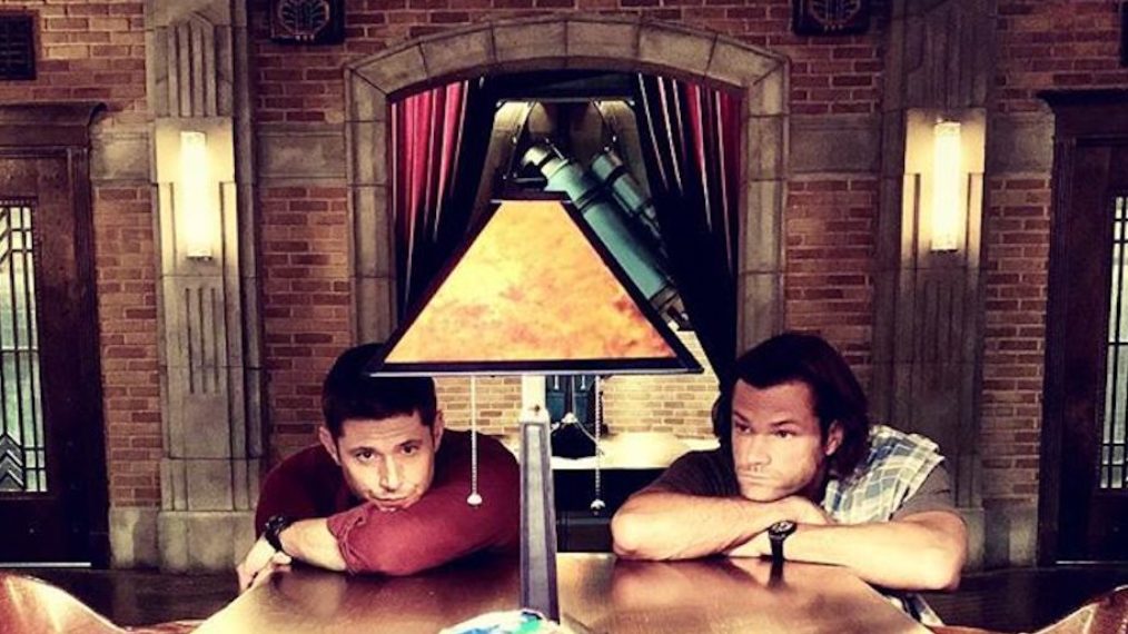 Supernatural' Resumes Production: See Jared Padalecki & Jensen Ackles on Set  (PHOTO)