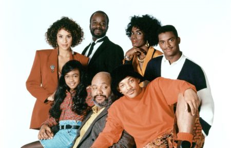 Karyn Parsons, Joseph Marcell, Janet Hubert, Alfonso Ribeiro, Tatyana Ali, James Avery, Will Smith on 'Fresh Prince of Bel-Air'