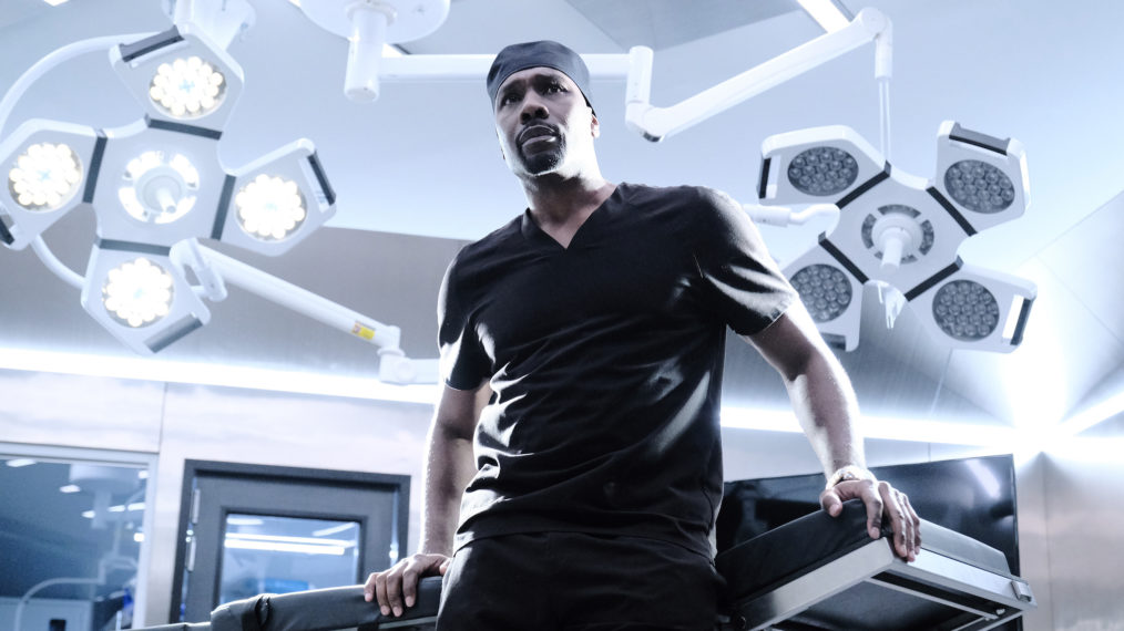Morris Chestnut as Cain in the 'Support System' episode of The Resident