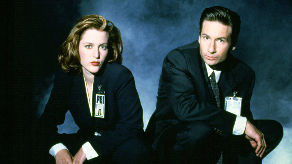 The X-Files - Gillian Anderson as Dana Scully and David Duchovny as Fox Mulder