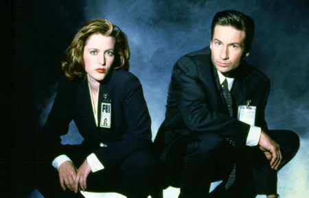 The X-Files - Gillian Anderson as Dana Scully and David Duchovny as Fox Mulder
