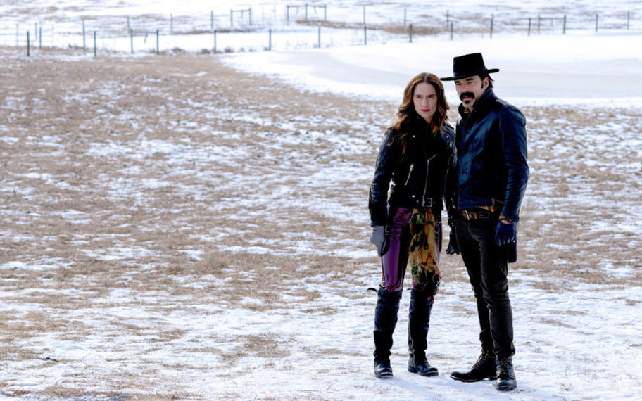 Melanie Scrofano Tim Rozon Wynonna Earp Season 4 Episode 5 Wynonna Doc