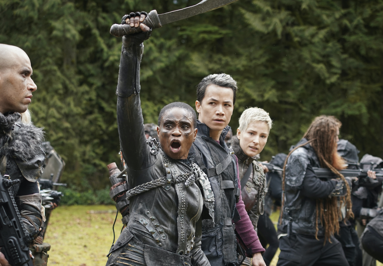 The 100 The Last War Adina Porter Shannon Kook