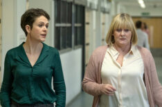 Last Tango In Halifax - Series 5, Episode 1 - Lu Corfield as Ruth and Sarah Lancashire as Caroline