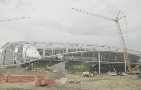 NFL SUPER STADIUM CONSTRUCTION