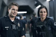 S.W.A.T. - Alex Russell as Jim Street and Lina Esco as Chris Alonso - 'Gasoline Drum'
