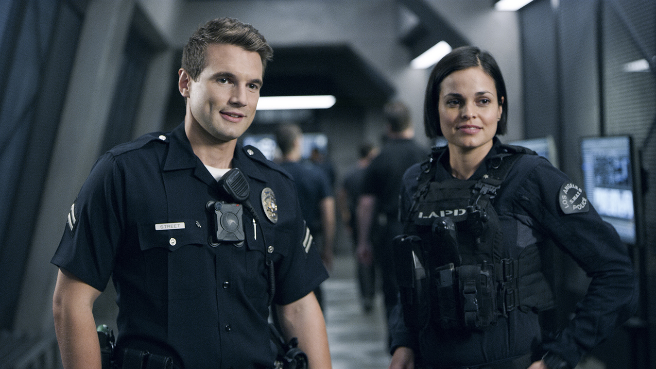 Alex Russell Lina Esco SWAT Jim Street Chris