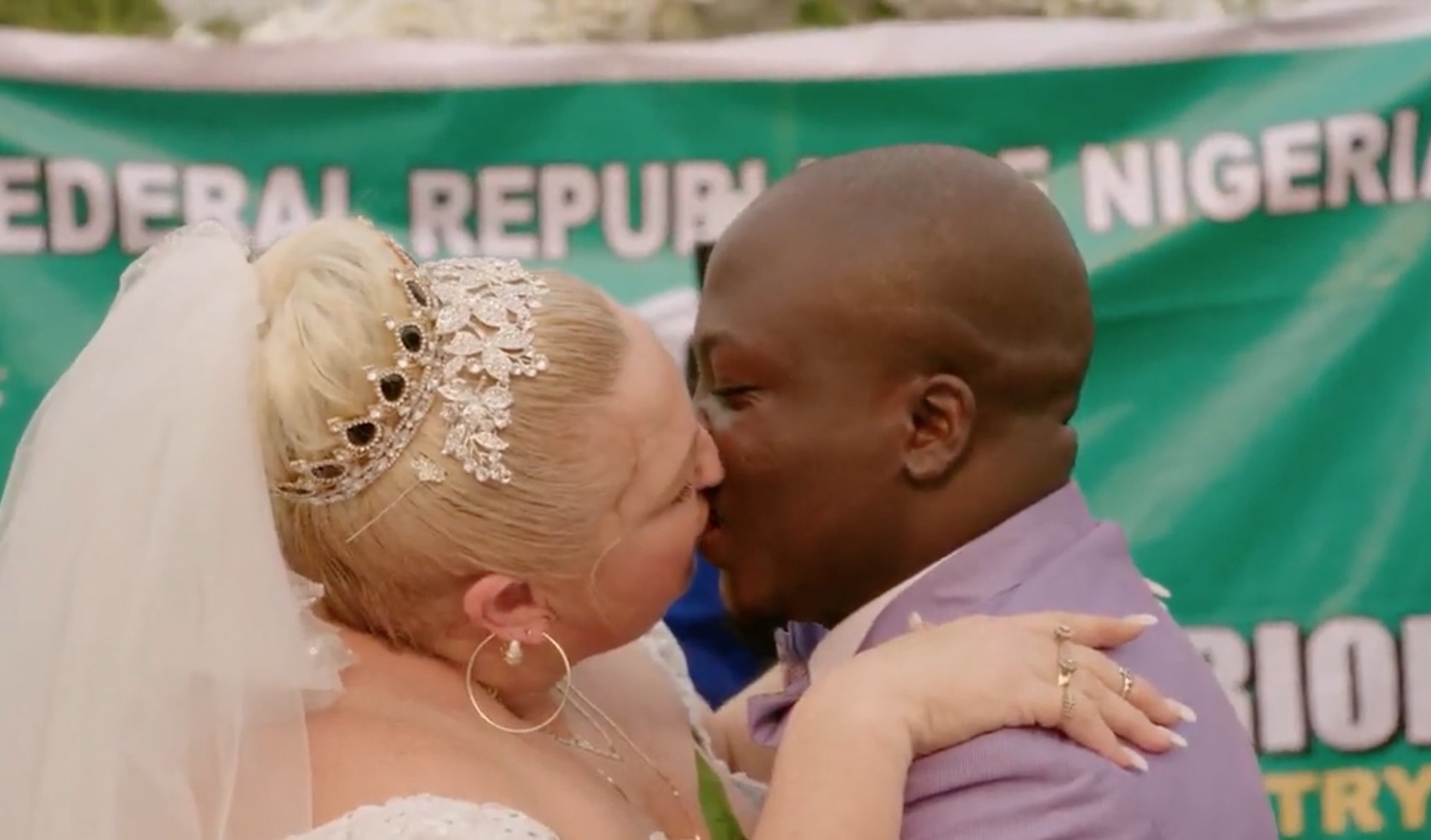 Angela Michael Nigerian Wedding First Kiss 90 Day Fiance