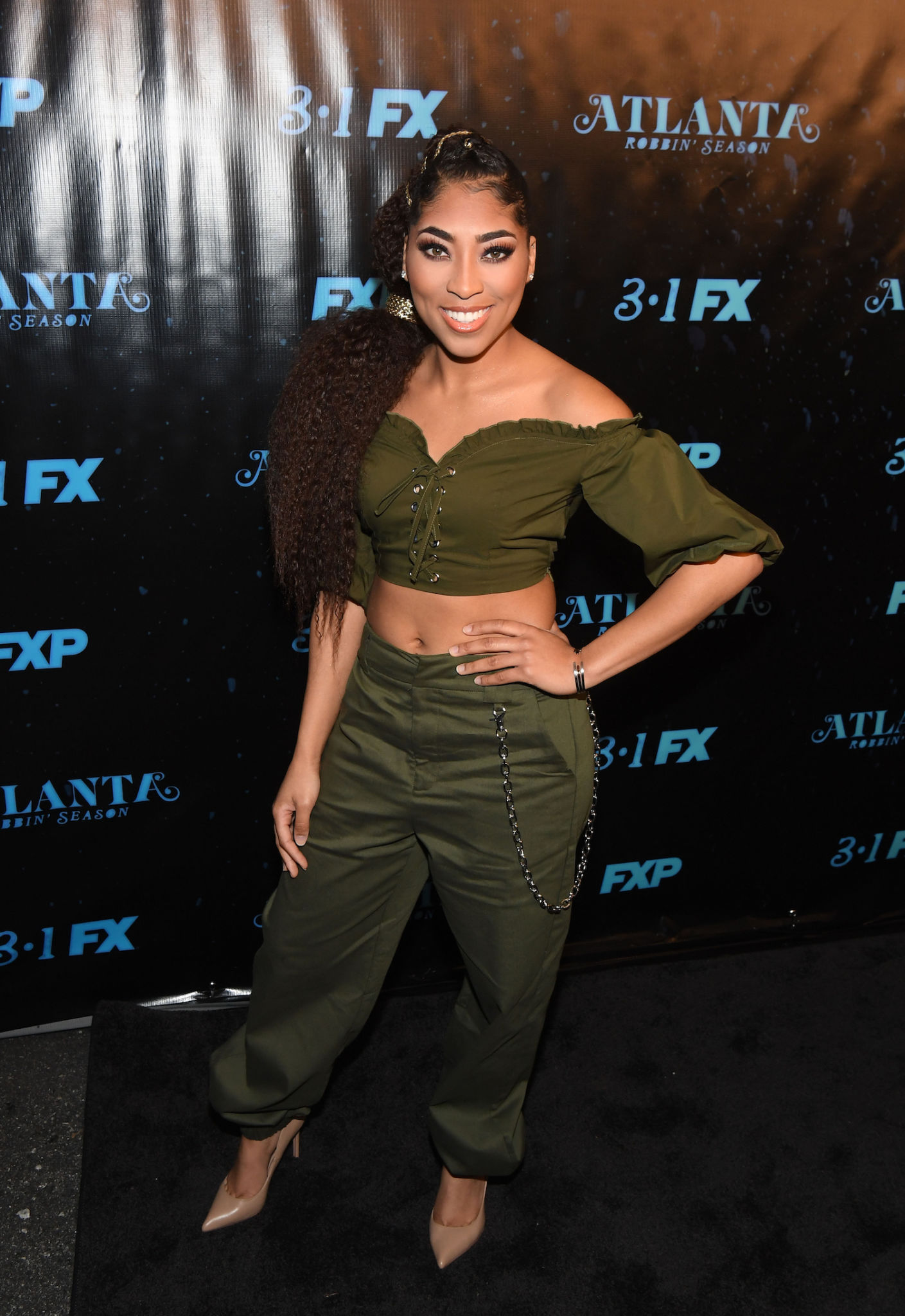 Adriyan Rae attends Atlanta Robbin' Season Atlanta Premiere