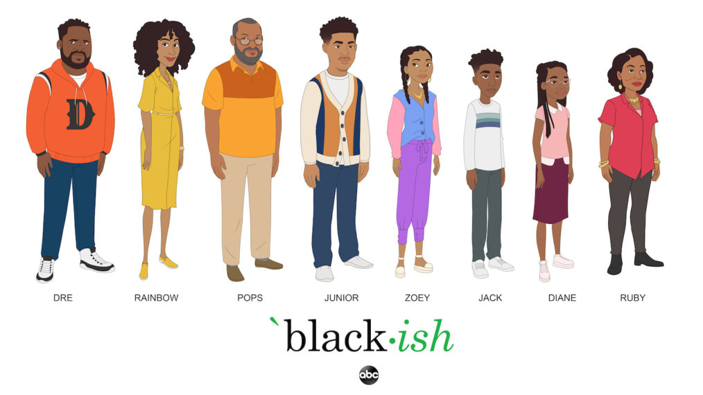 black-ish Animated Election Special Characters Cast Gallery